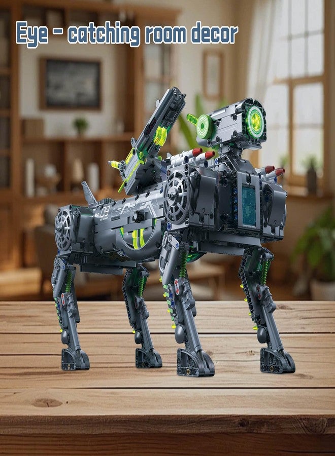 GEVINST Robot Robotic Dog Building Set for Boys Ages 8-12, 1609 Pieces STEM Animal Toys Model Building Kit, Gift for Adults Kids Teens Ages 8-14 (Static) - Image 4